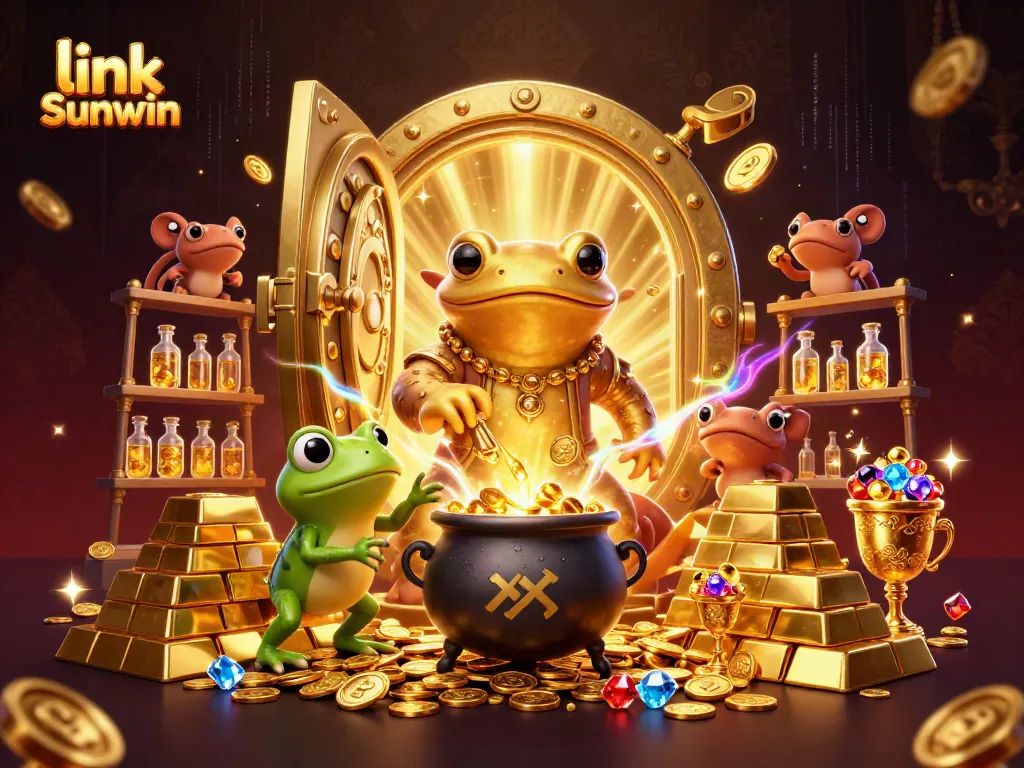 Experience the excitement of gaming with link Sunwin, featuring immersive elements and a vibrant scene.