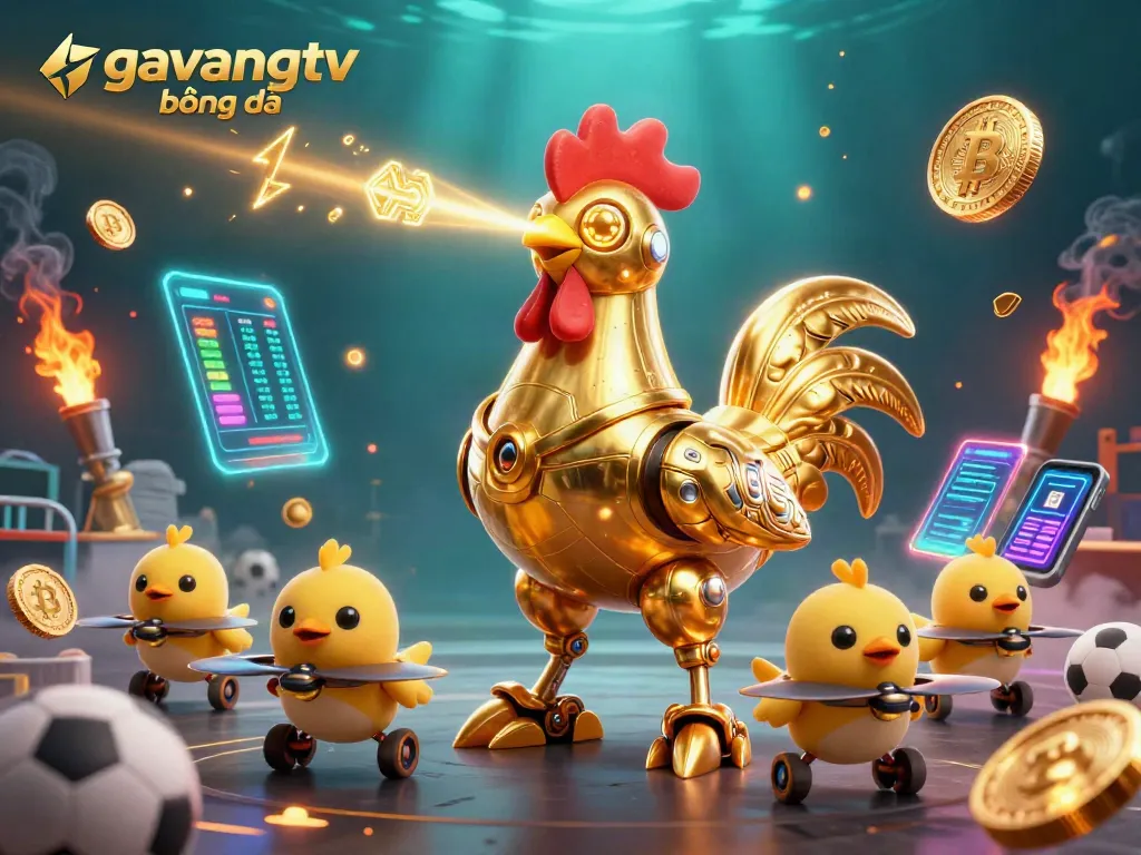 Engage with gavangtv bóng đá in electrifying online sports betting action surrounded by vibrant gaming elements.