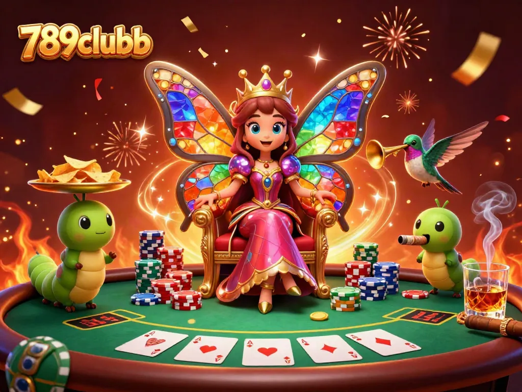 Engage with 789clubb's vibrant online gaming experience featuring a lively casino scene.