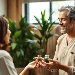 Experience Ayurveda Consultation with a professional practitioner in a calming clinic environment.
