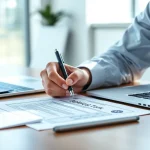 Fill out the eta UK application form in a professional setting with focused details.