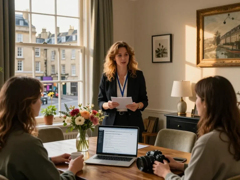 Experience exceptional airbnb management bath with local expertise in a charming Georgian home.