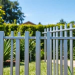 View of durable metal fence panels from www.metalfencepanels.co.uk accentuating strength and aesthetic appeal.