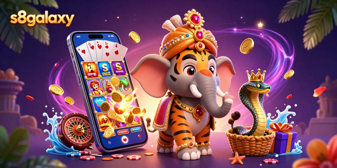 s8galaxy engages players with vibrant slot games and dynamic 3D illustrations within an enticing casino setting