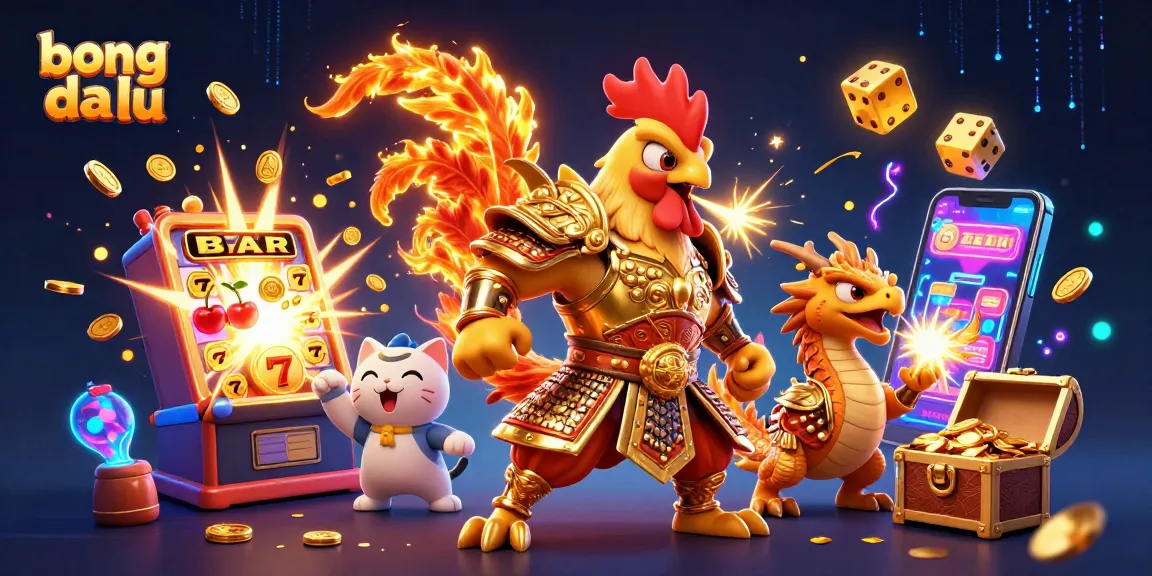 Experience the thrill of bong da lu with warriors and riches in a vibrant casino scene.